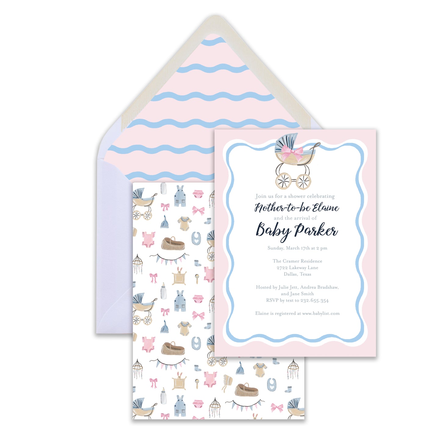 Baby Buggy Invite