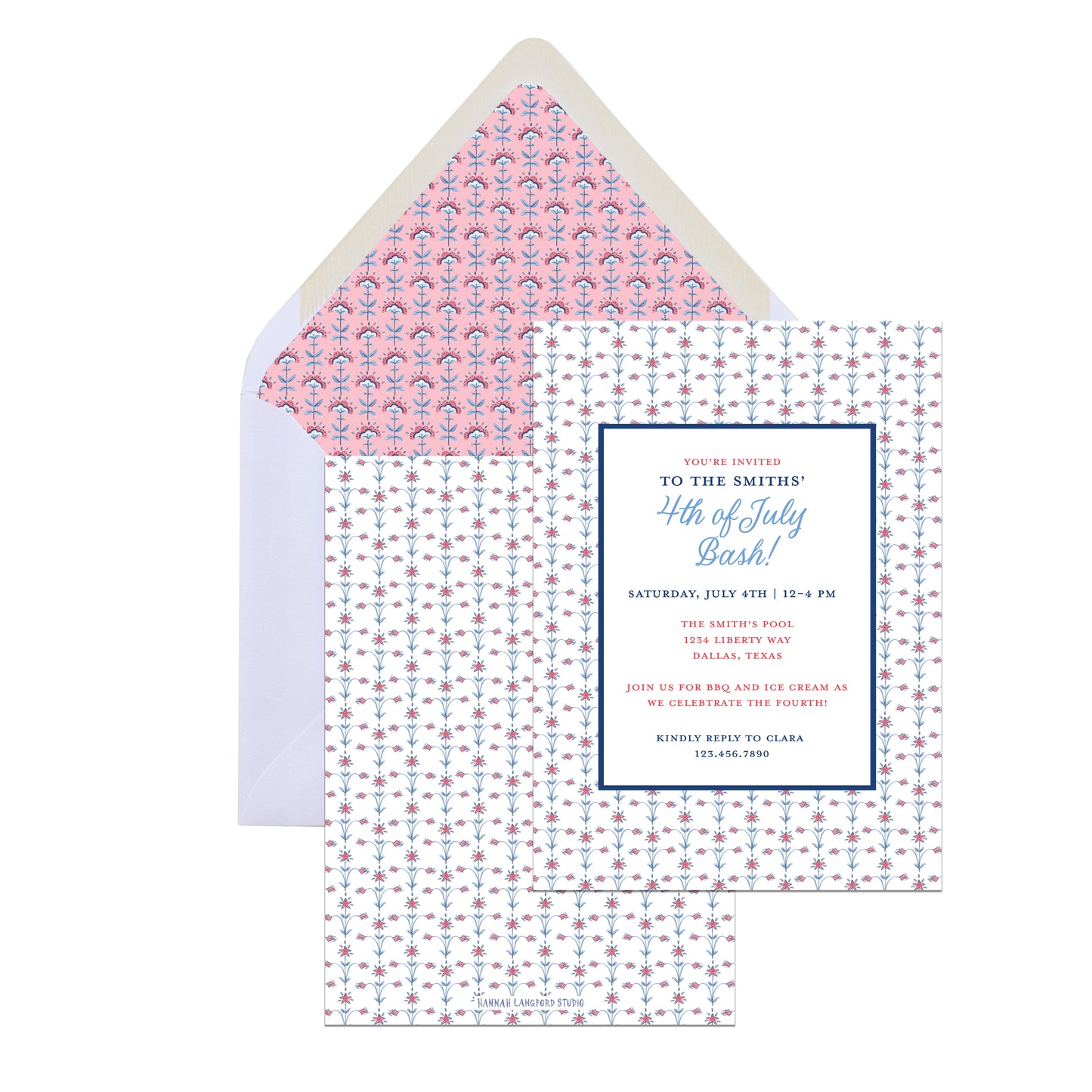Star Spangled Invite