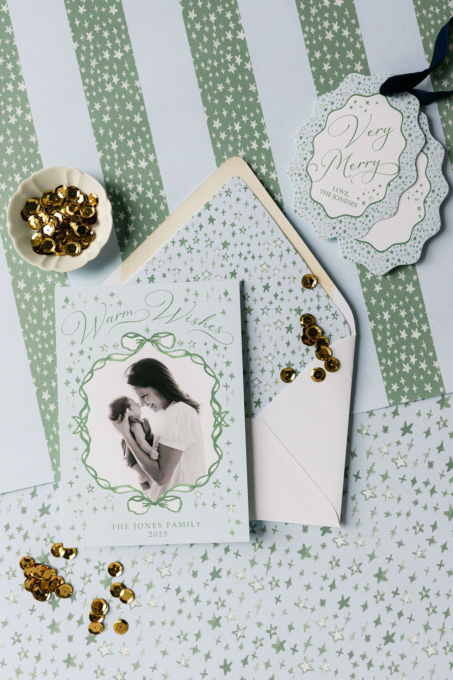 Starry Christmas Card