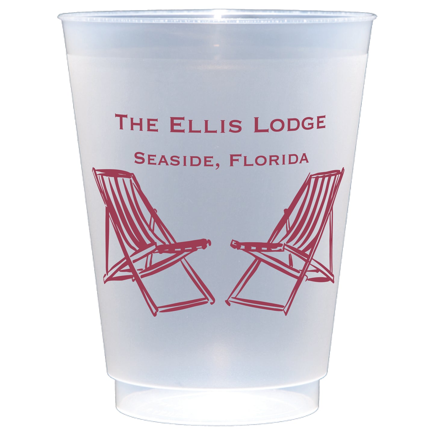 Beach Chairs Party Cups