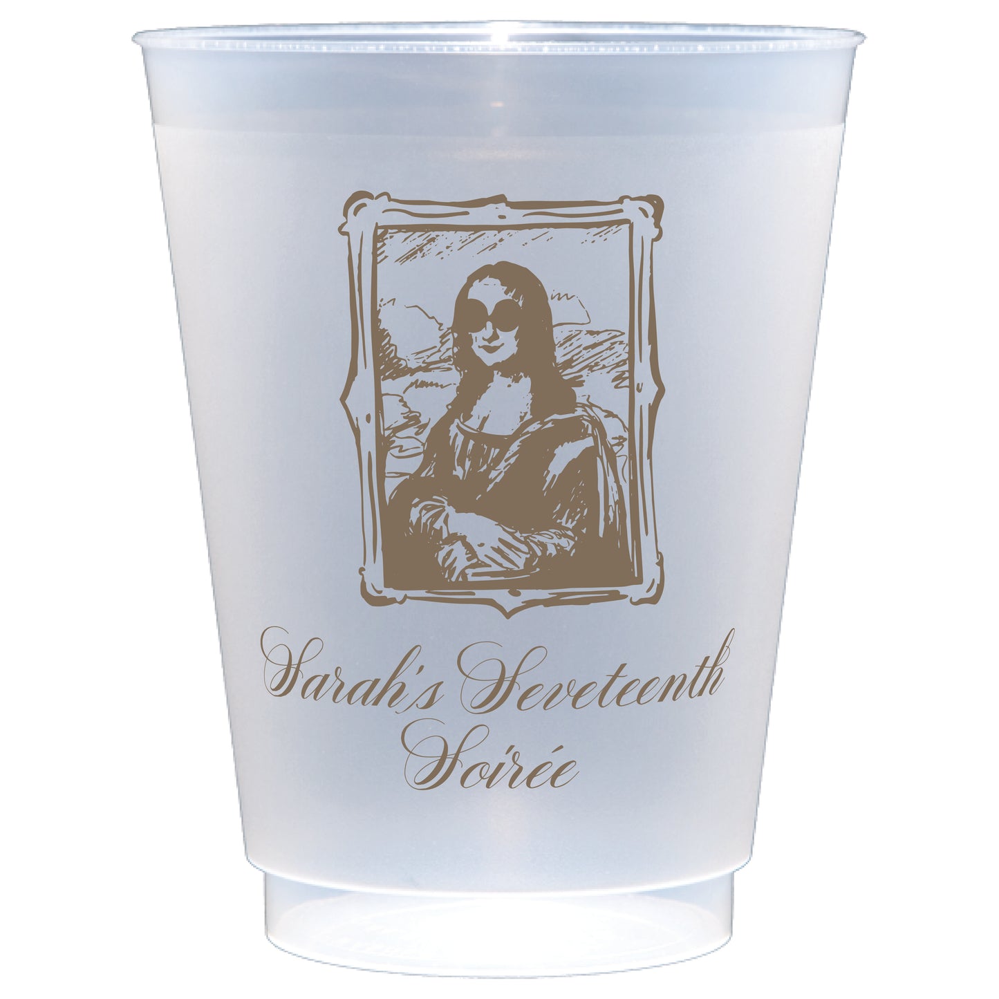 Mona Lisa Party Cups