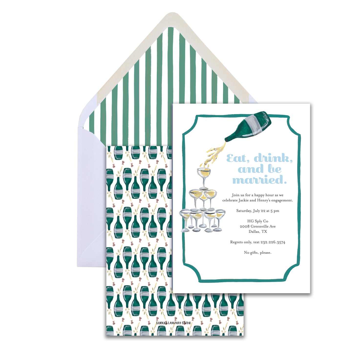 Champagne Tower Invite