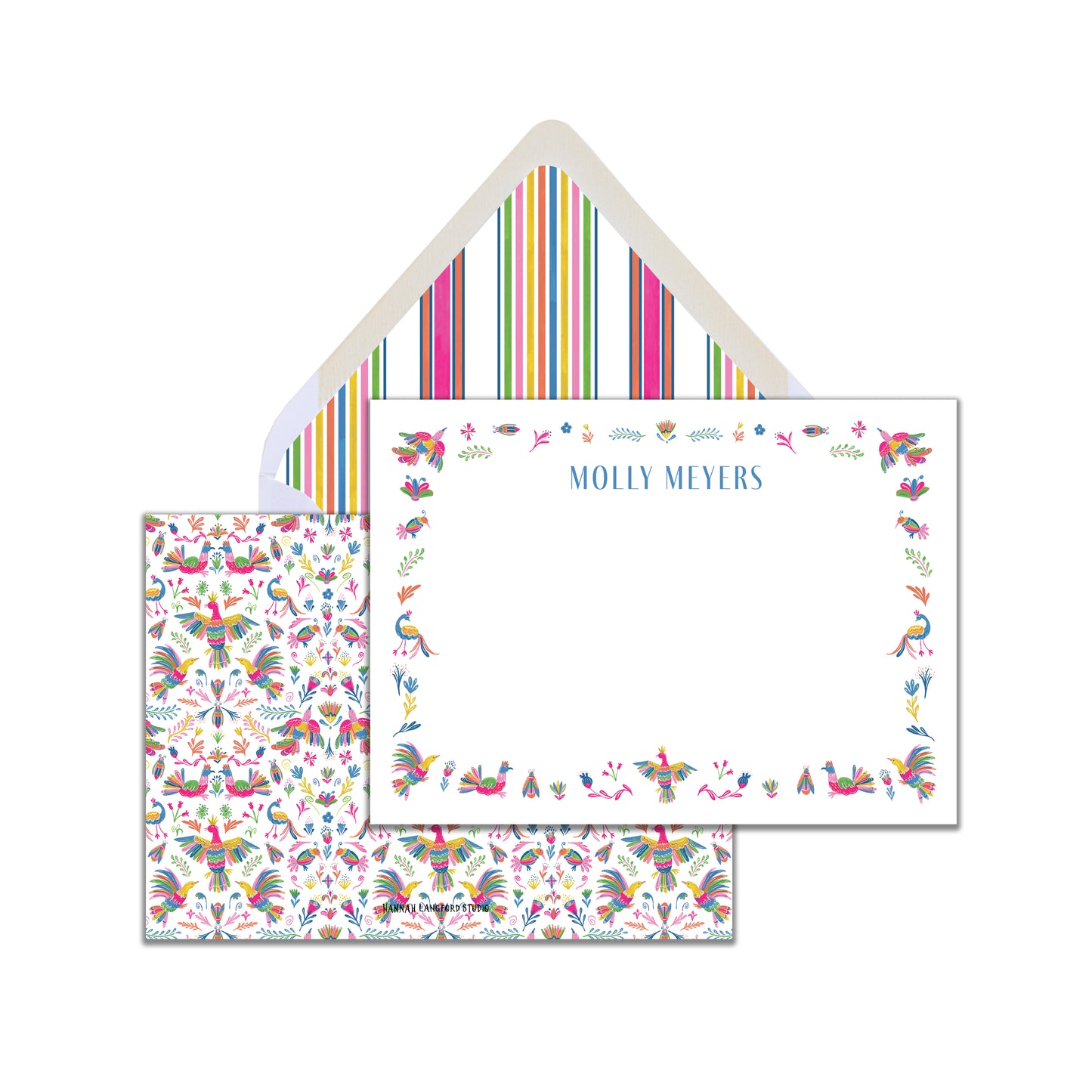 Rainbow Birds Stationery