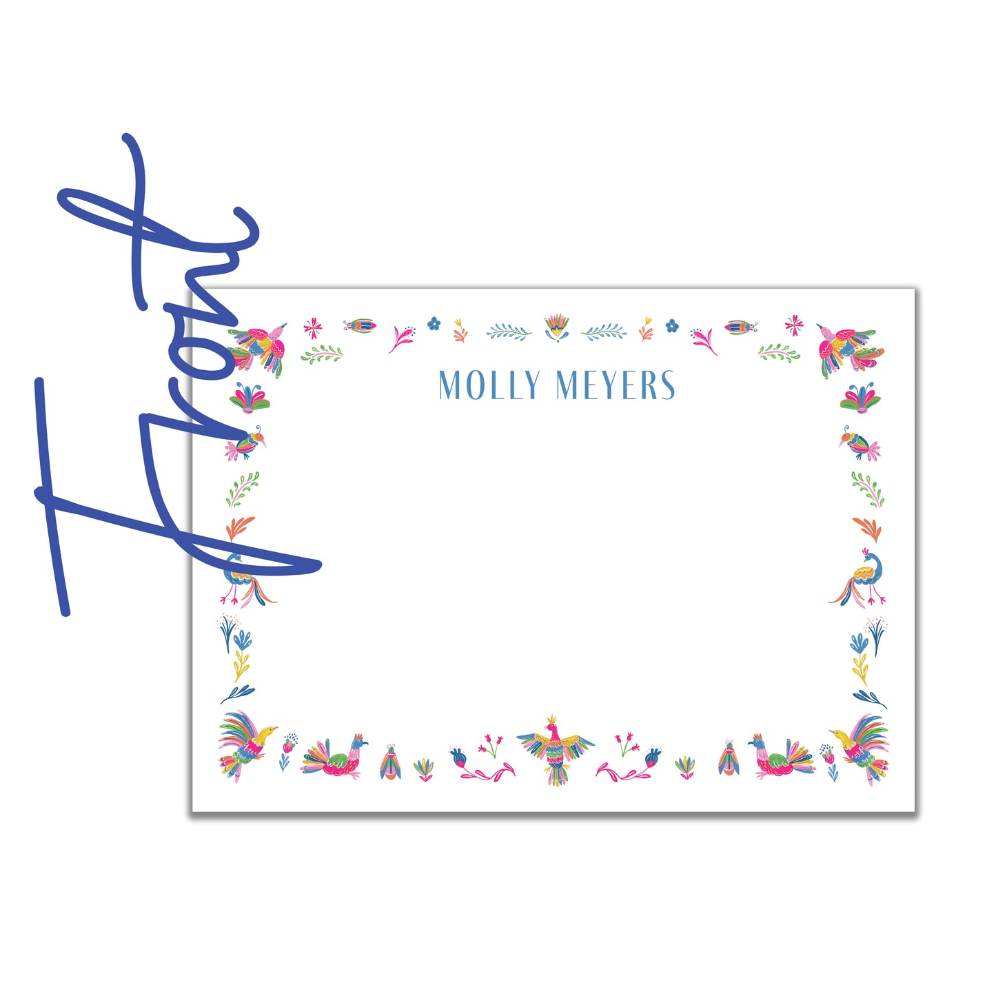 Rainbow Birds Stationery