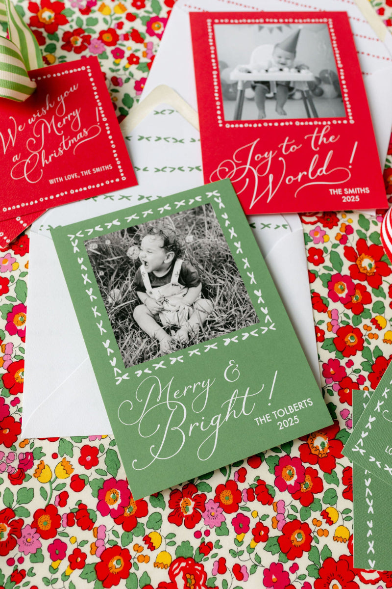 Cross Stitch Christmas Card
