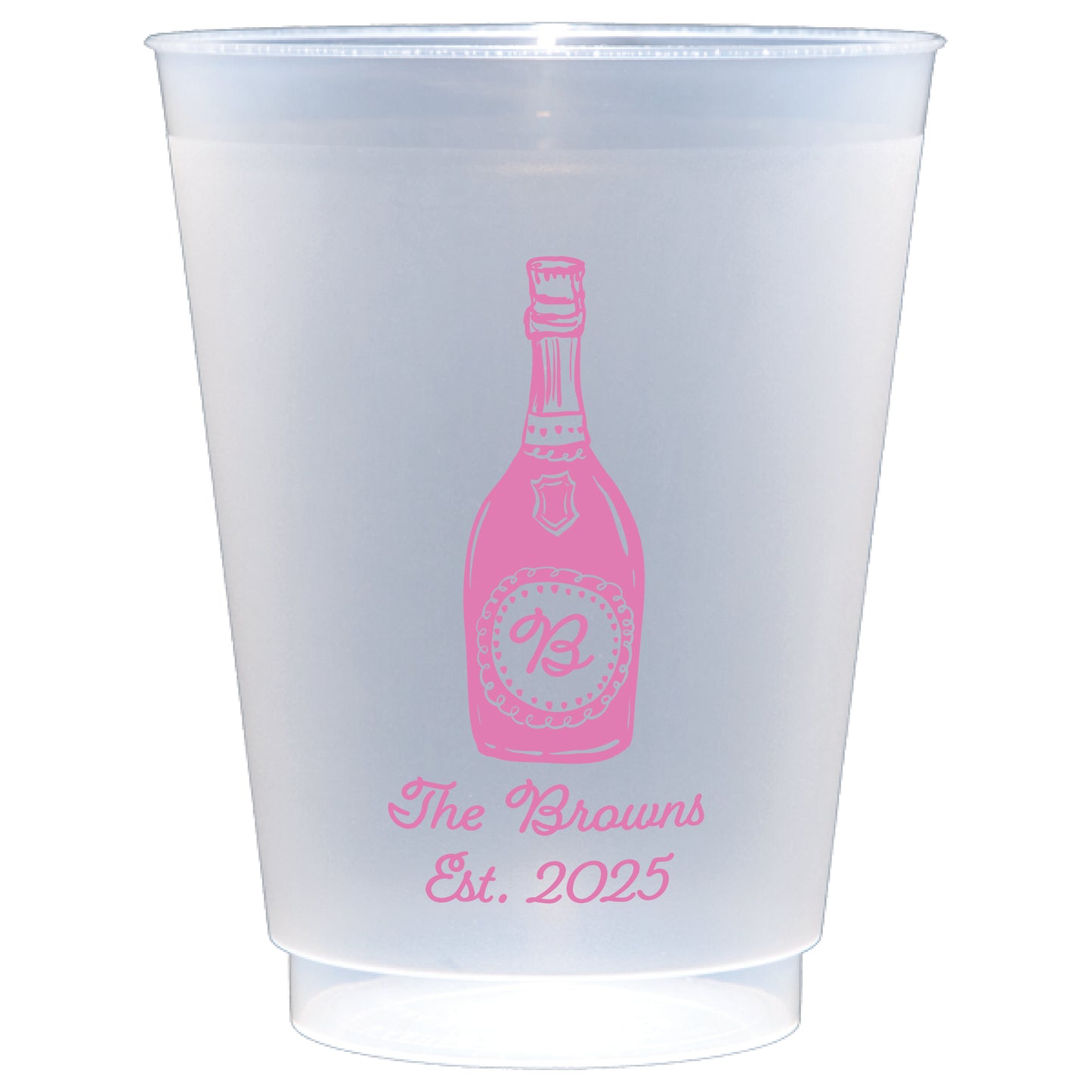 Champagne Bottle Party Cups