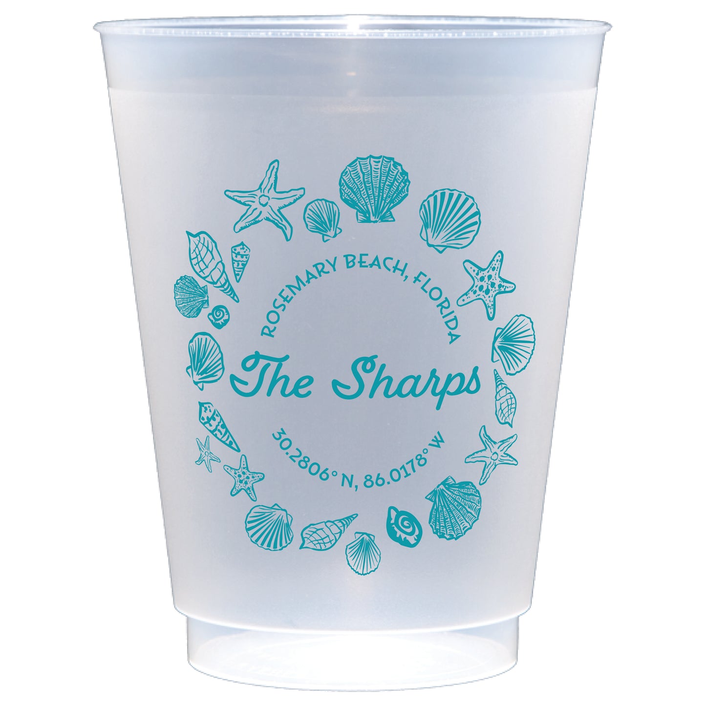 Seashells Party Cups