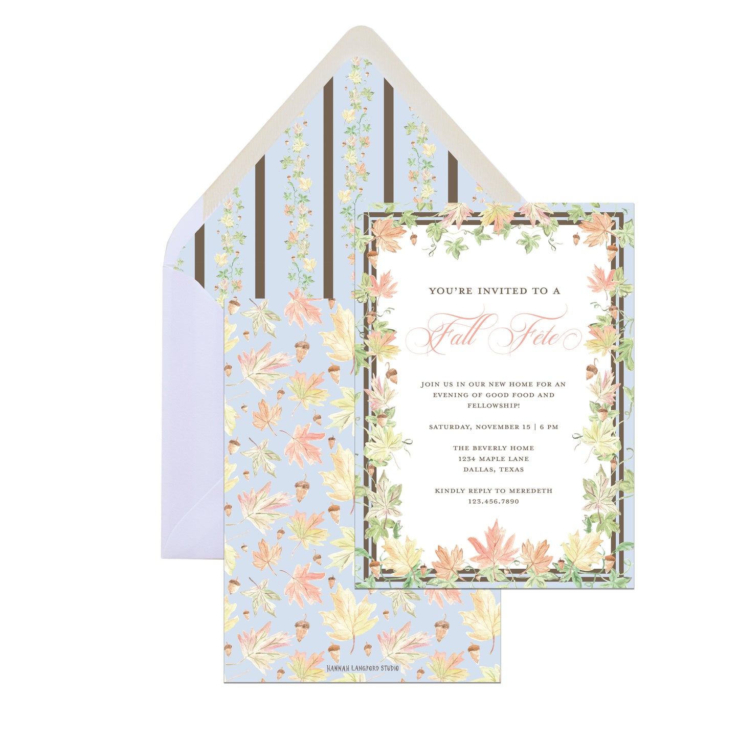 Fall Foliage Invite