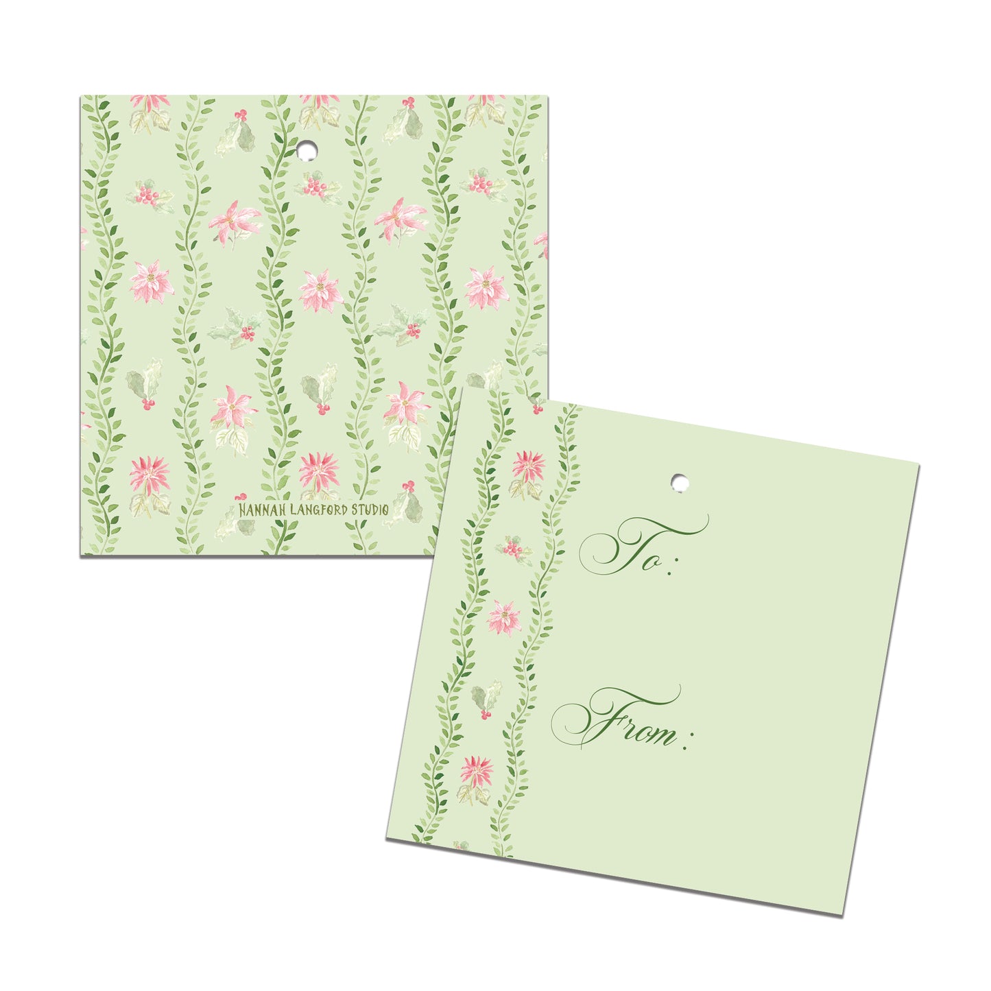 Festive Vines Gift Tags