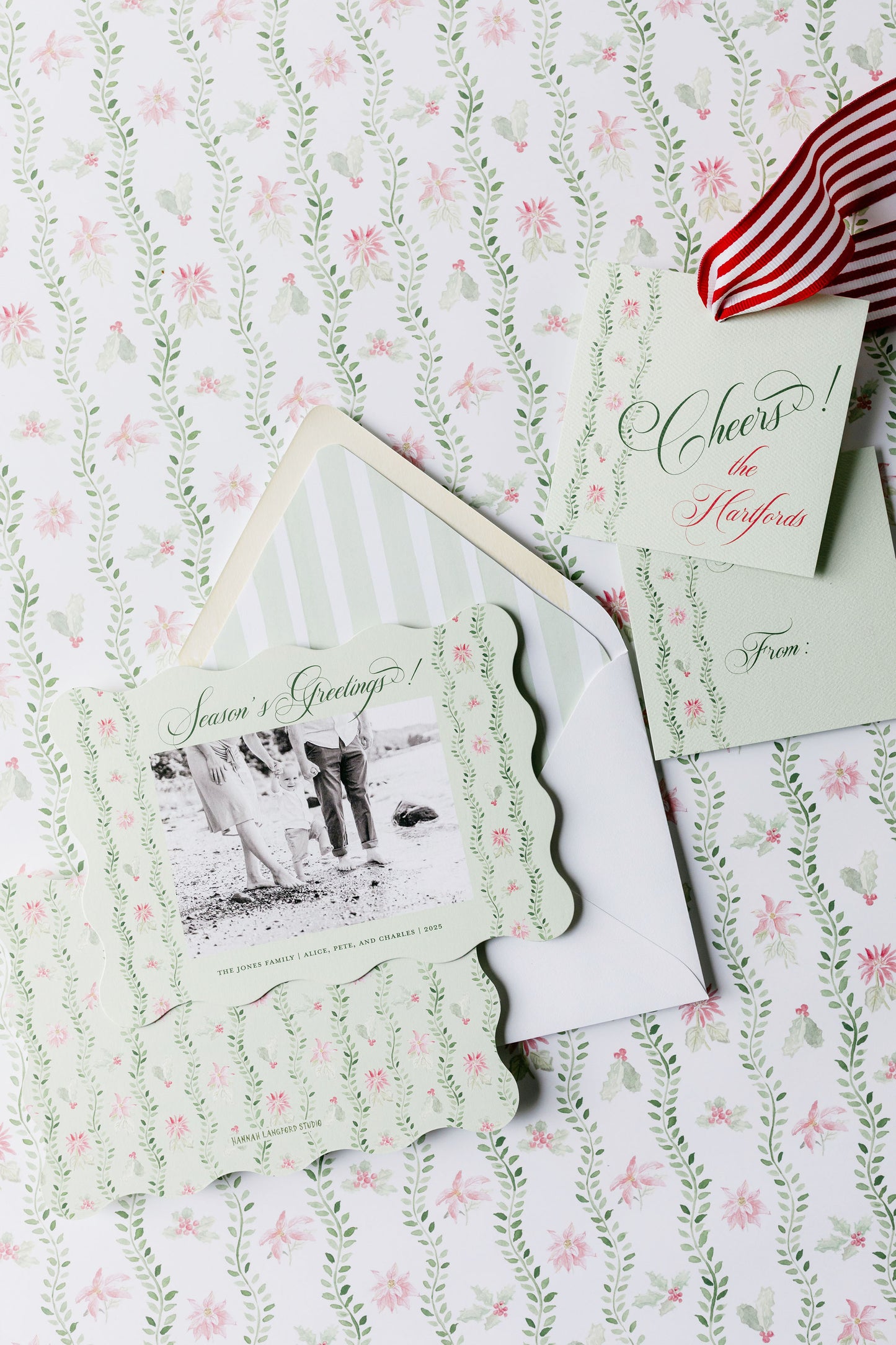Festive Vines Christmas Card