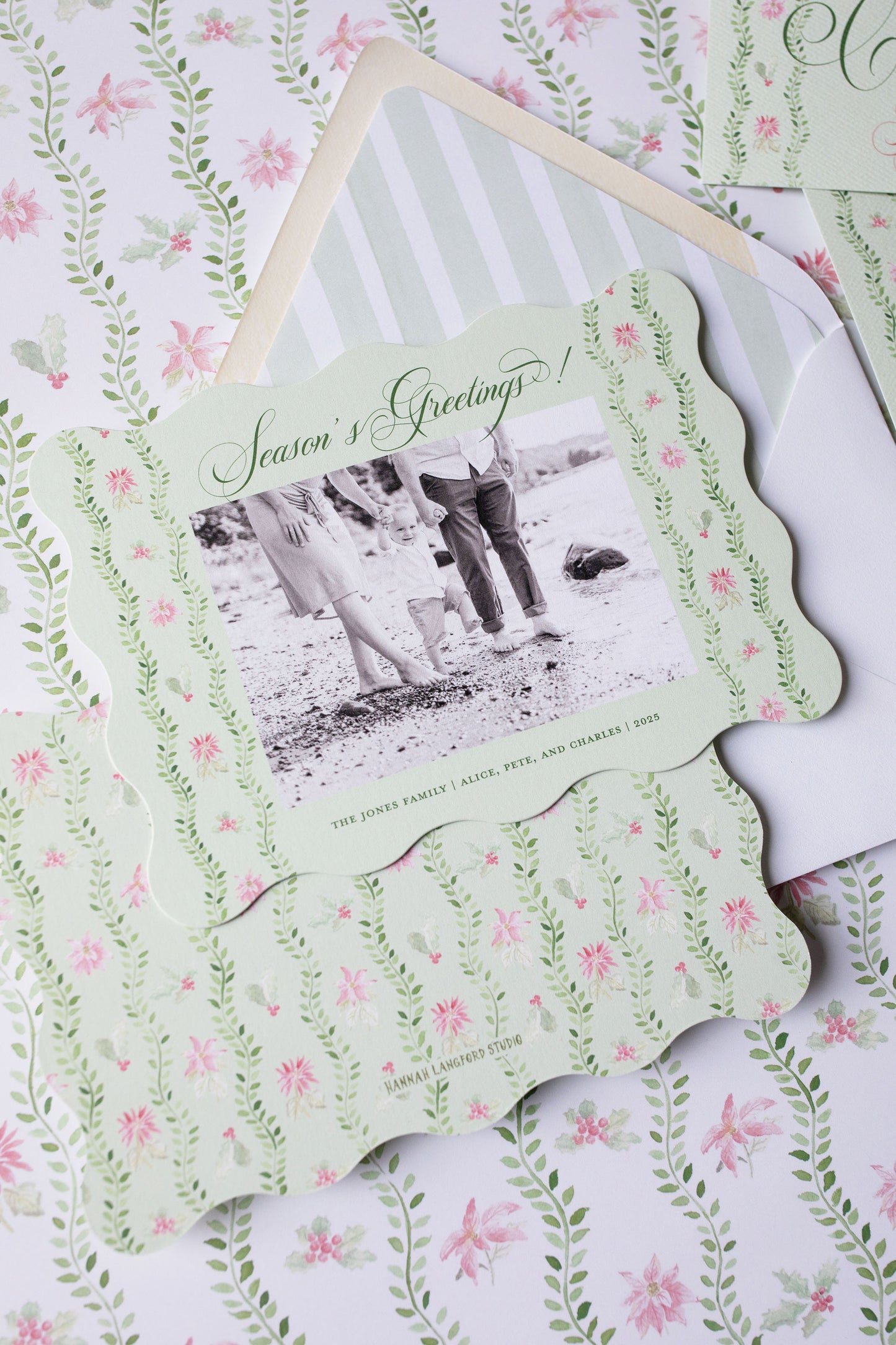 Festive Vines Christmas Card