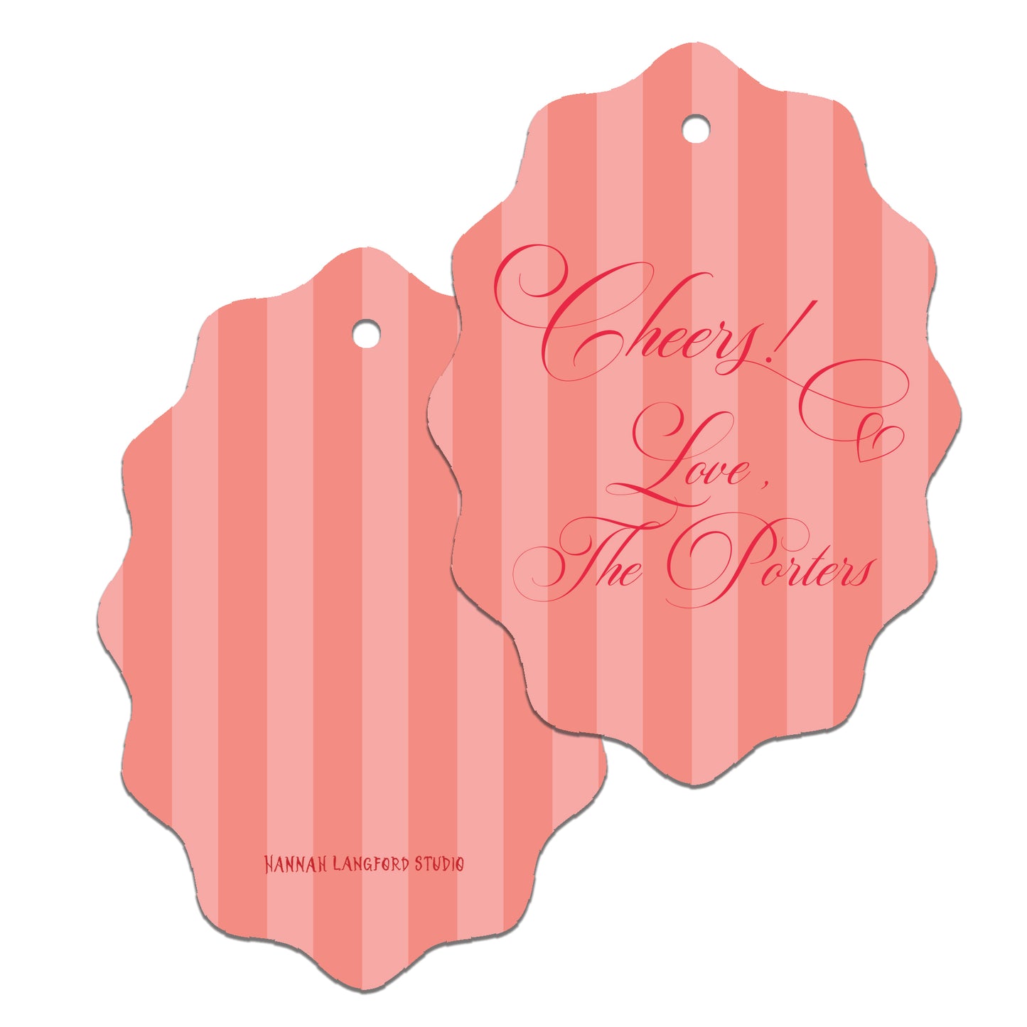Jewel Stripe Gift Tag