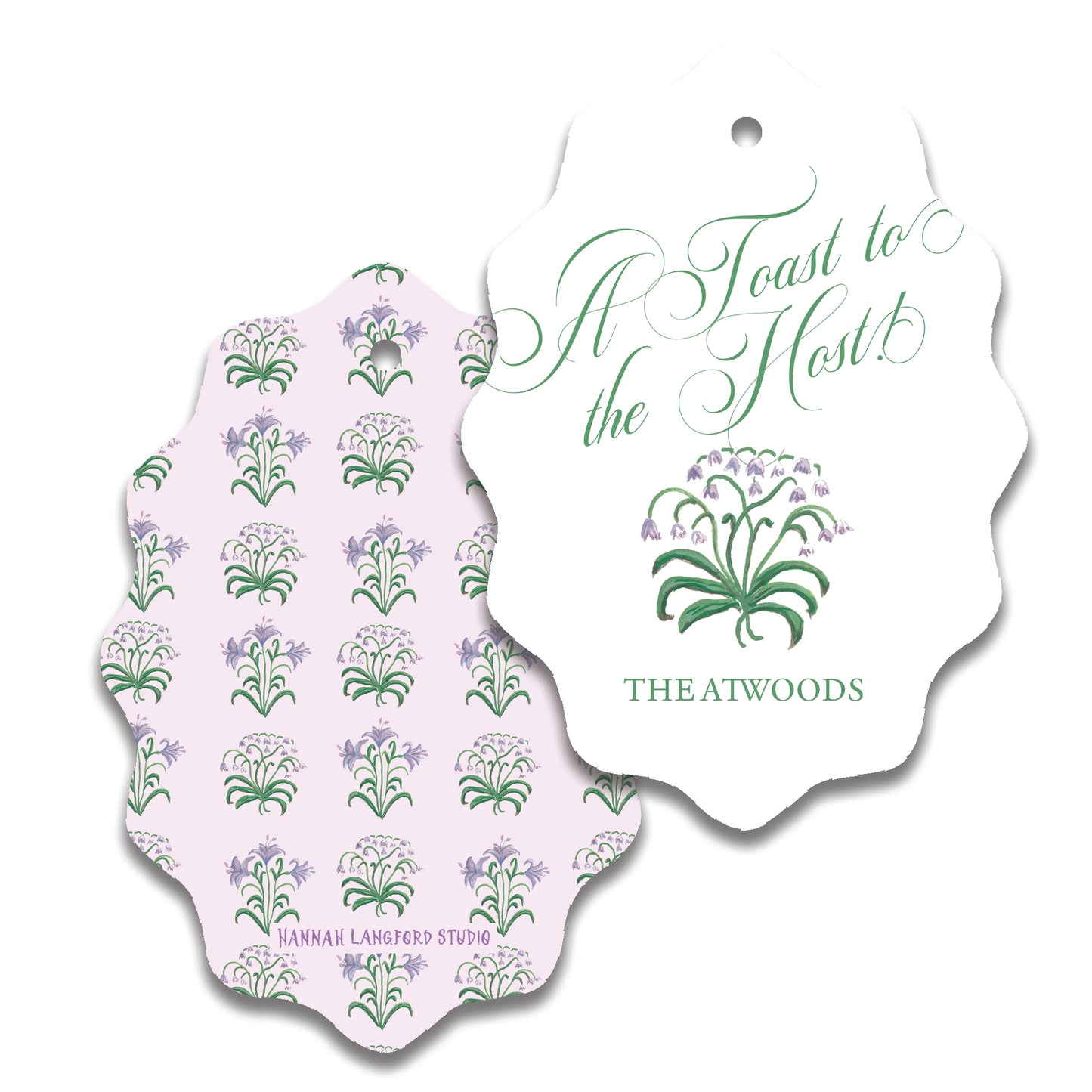 Lavender Lily Gift Tag