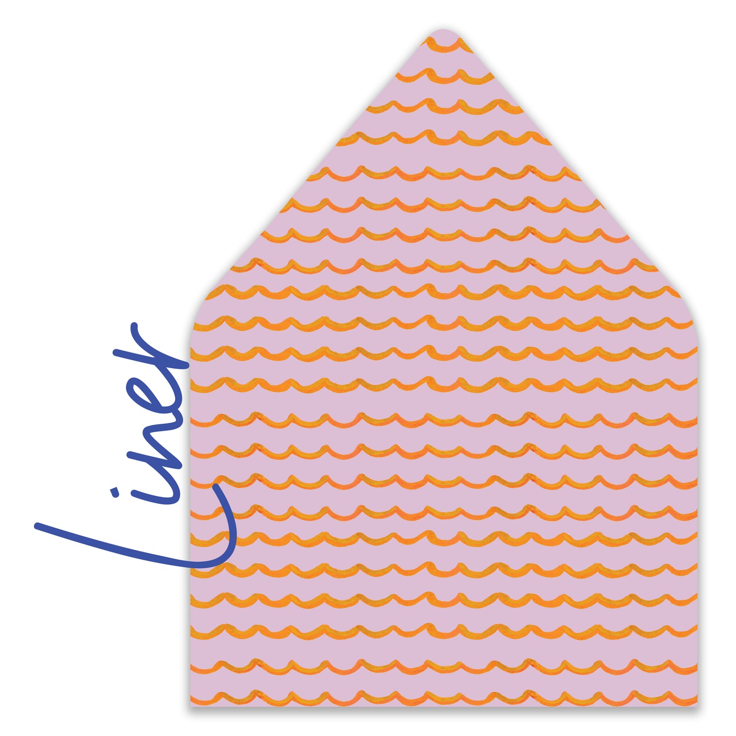 Lavender Scallop Stationery