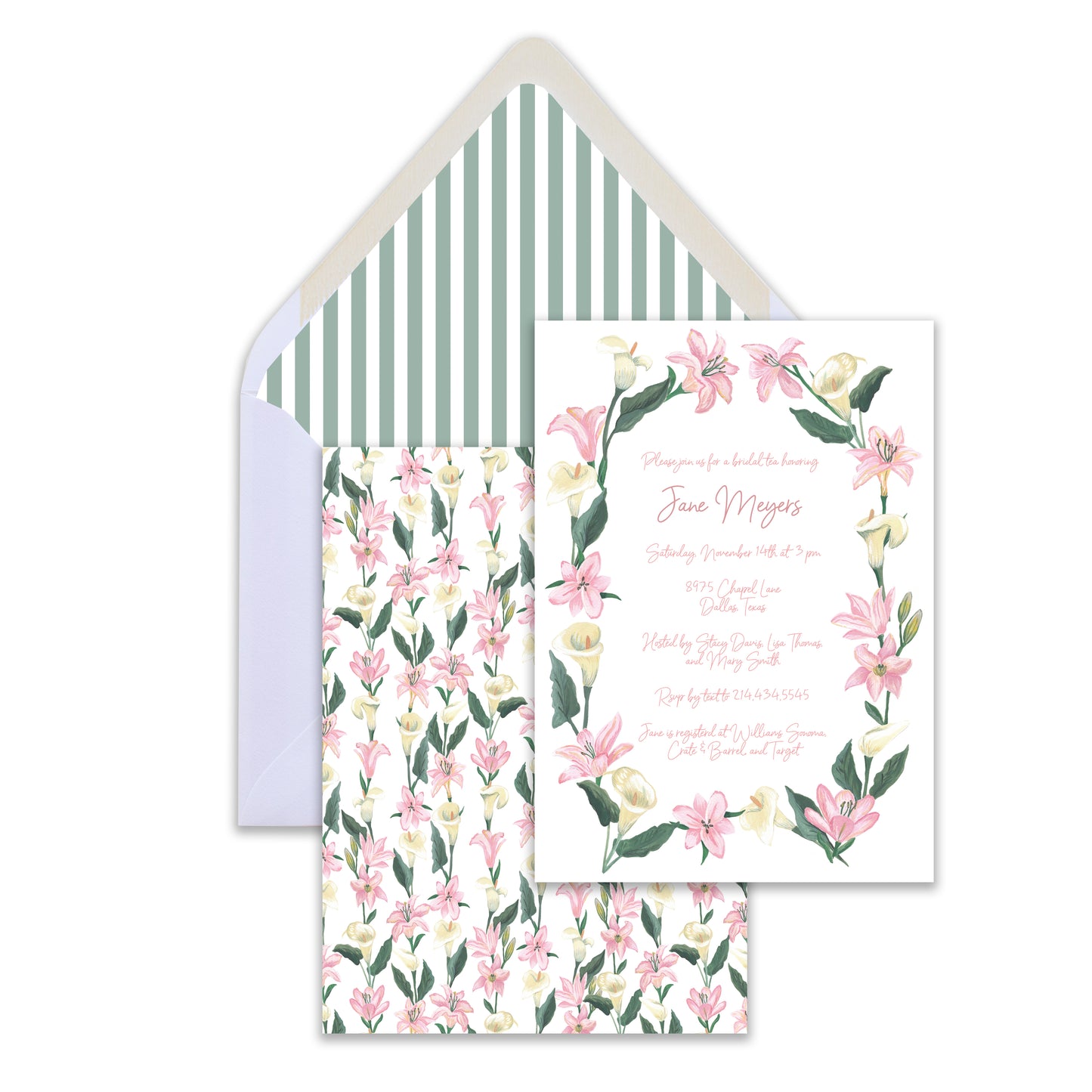 Lilies Invite