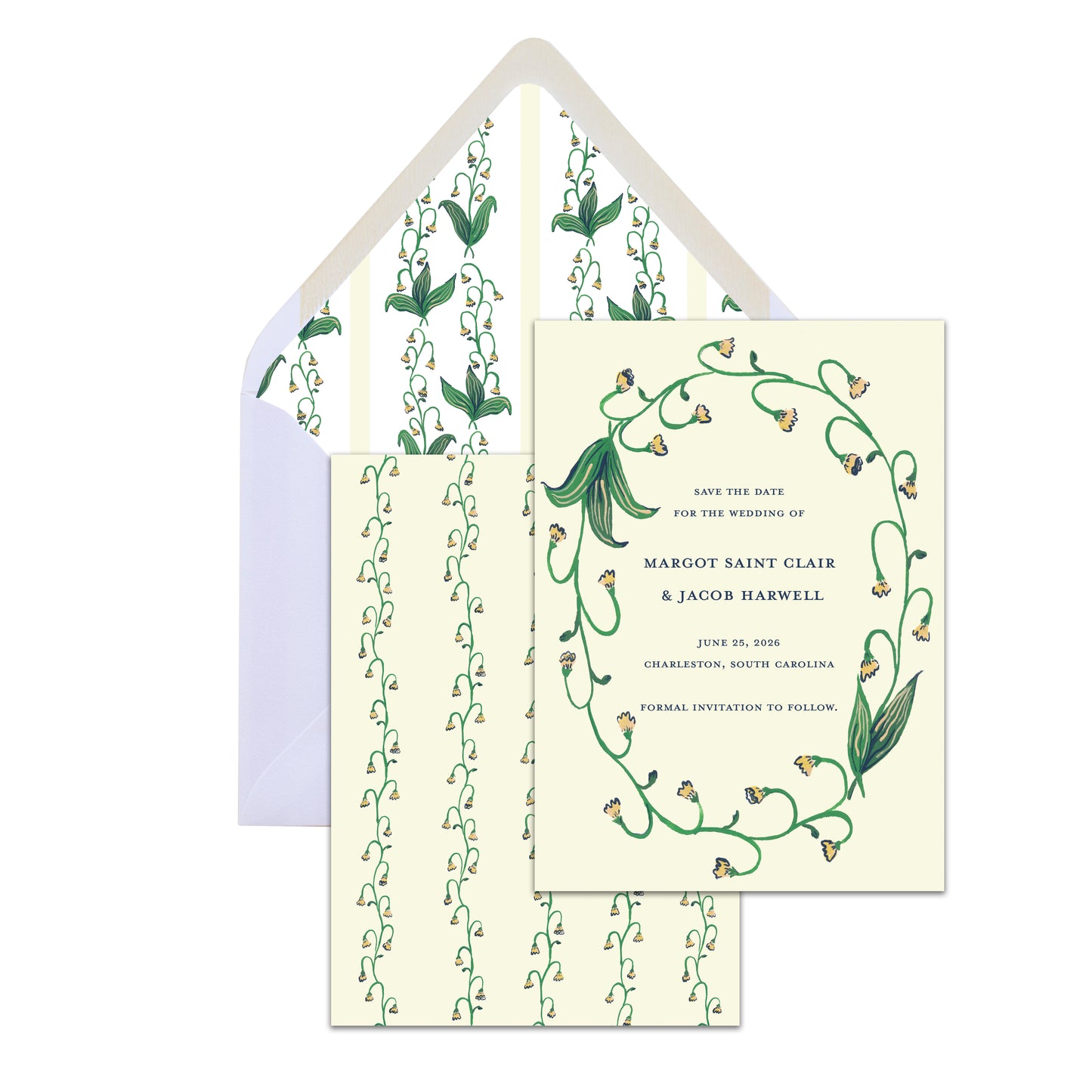 Lily of the Valley Invite