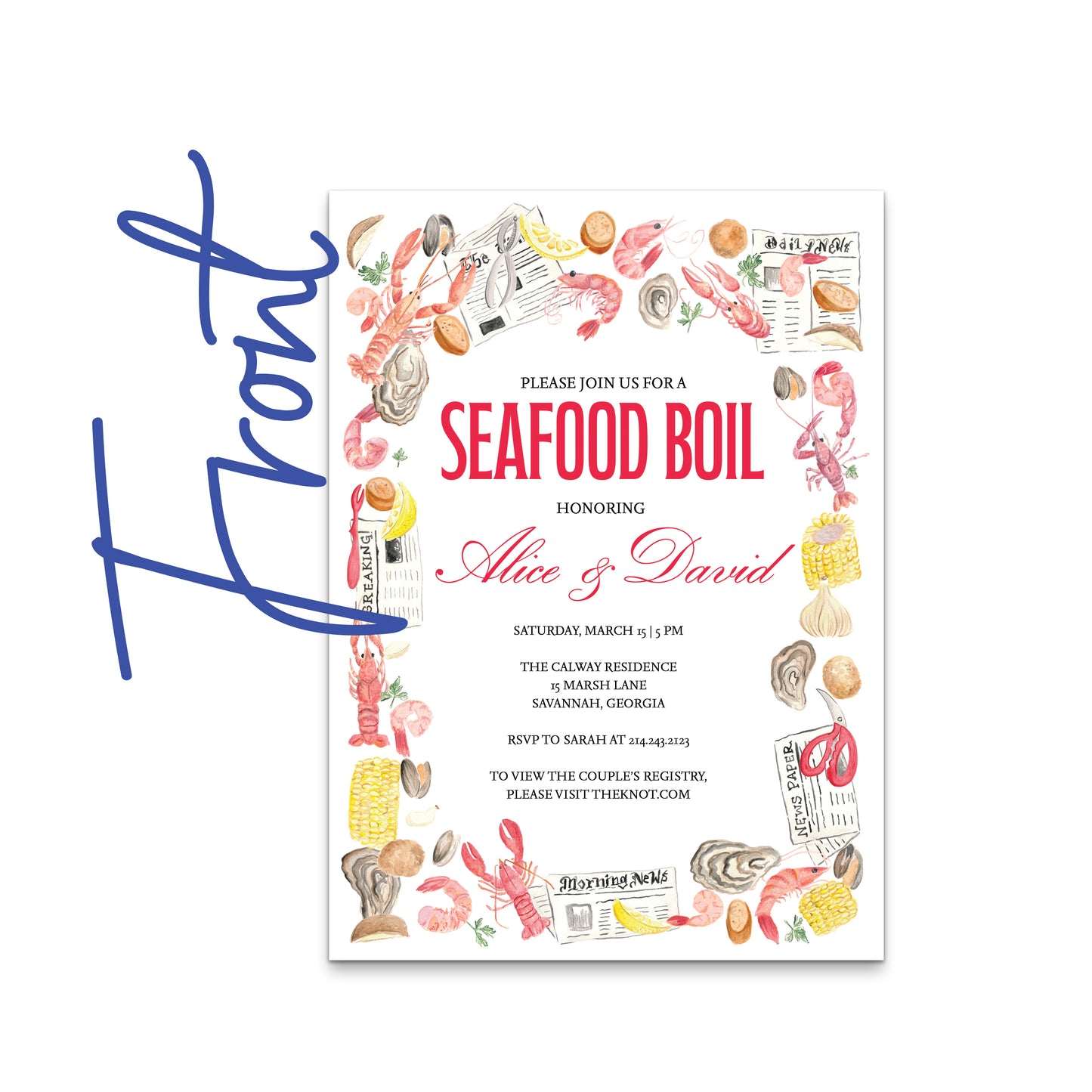 Low Country Boil Invite