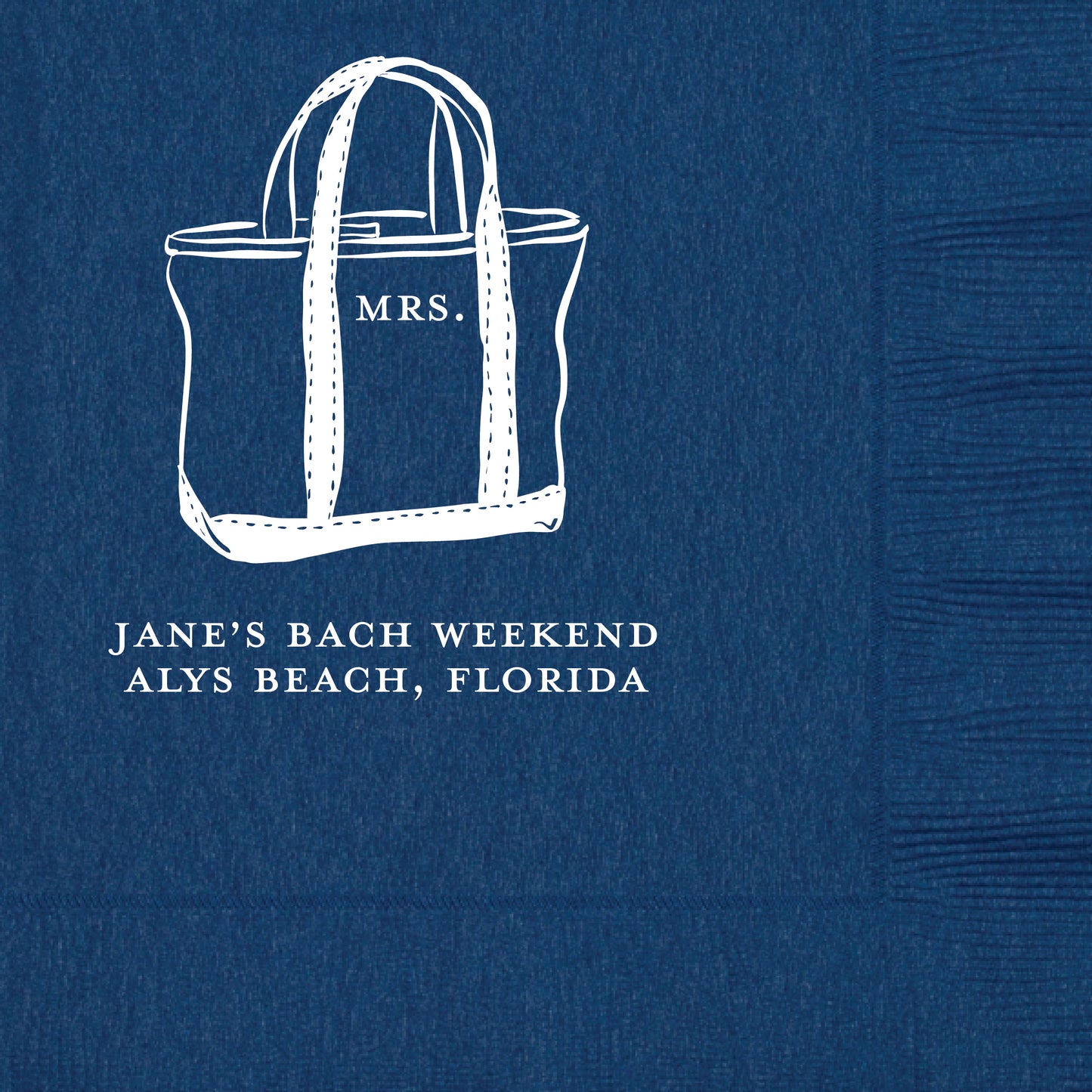 Boat Tote Beverage Napkins