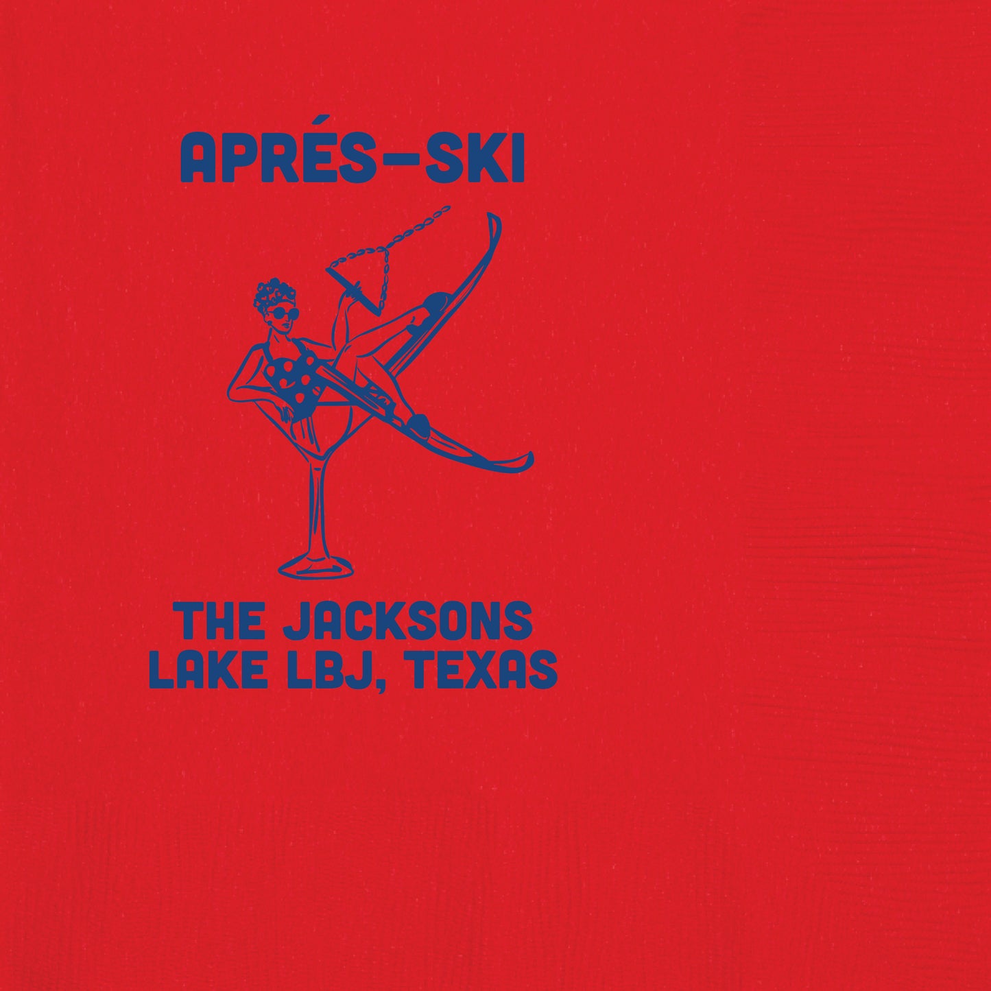 Aprés-Ski Beverage Napkins