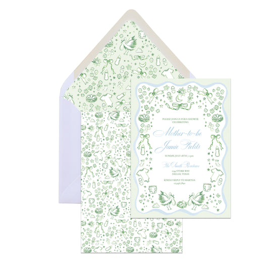 Over the Moon Invite