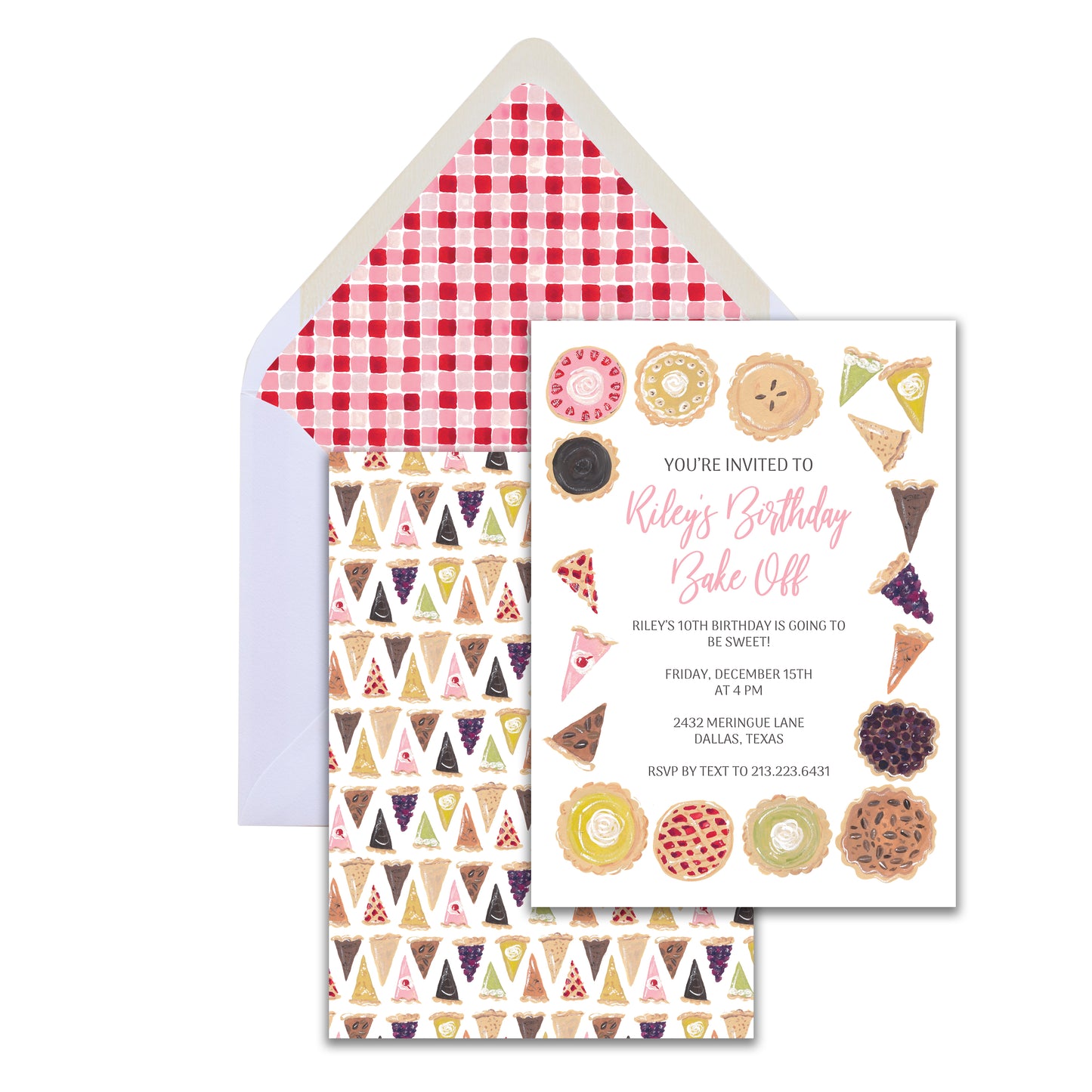 Sweet as Pie Invite