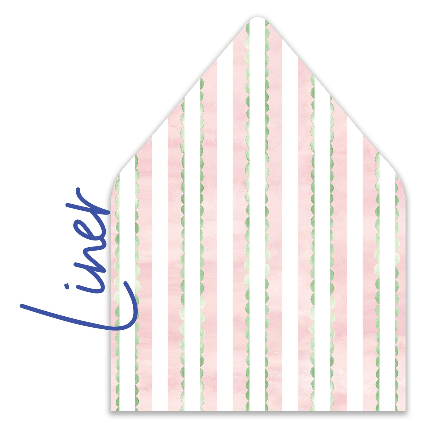 Pink Beaded Border Stationery