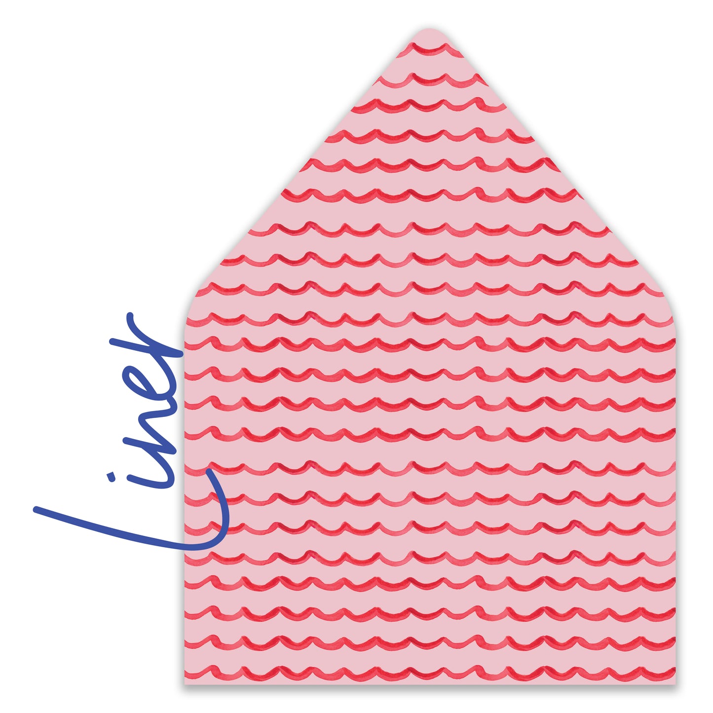 Pink Scallop Stationery