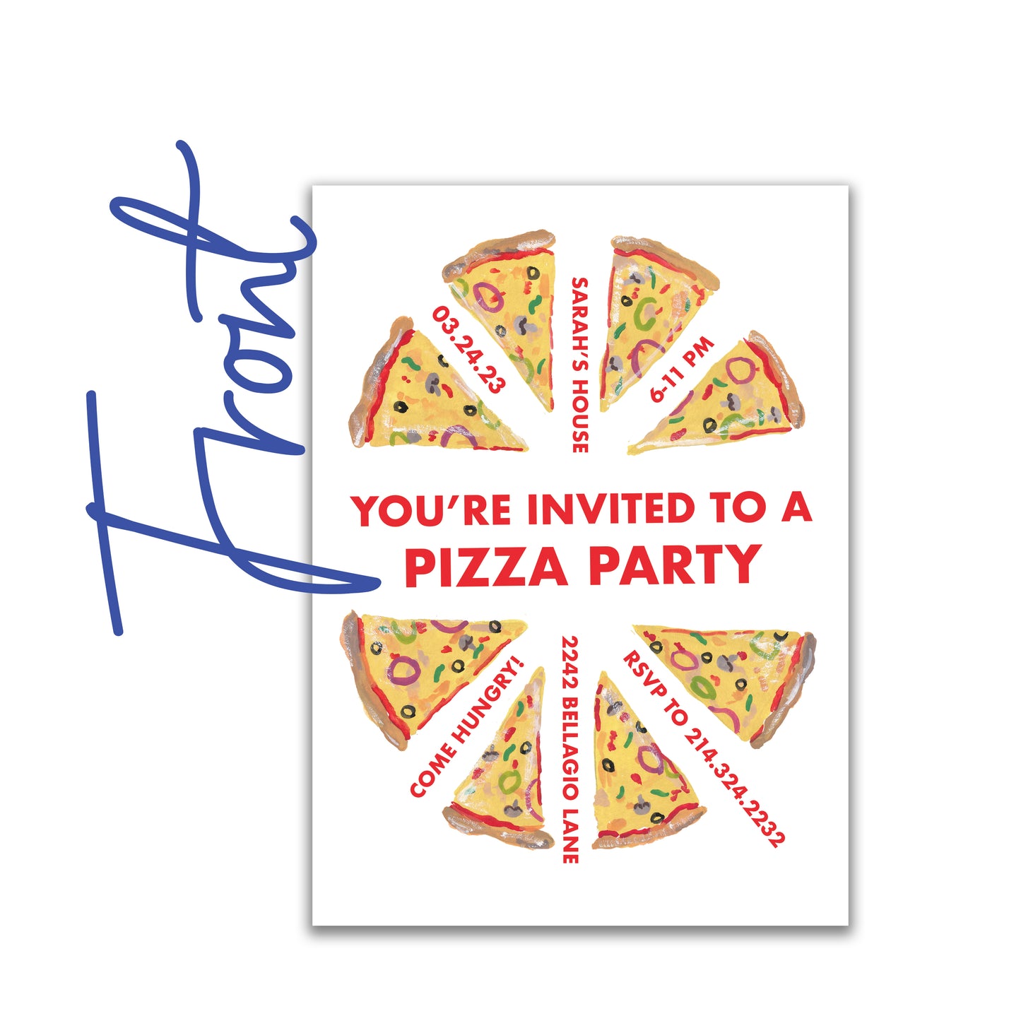 Pizza Party Invite