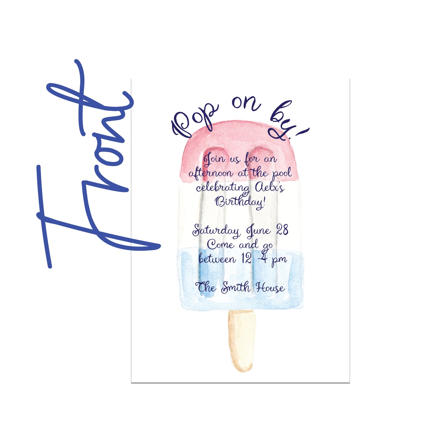 Popsicle Invite
