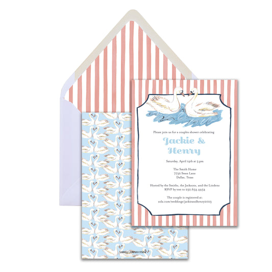Lovebirds Invite