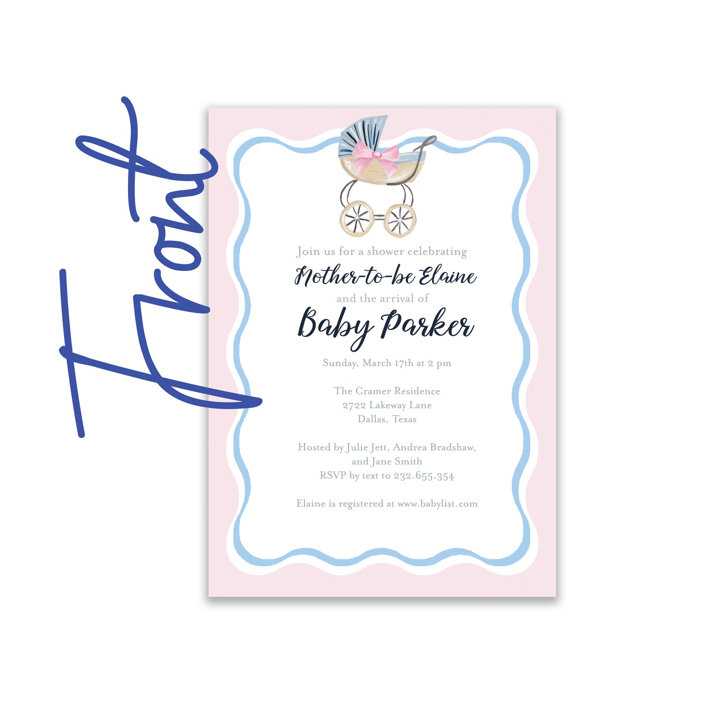 Baby Buggy Invite