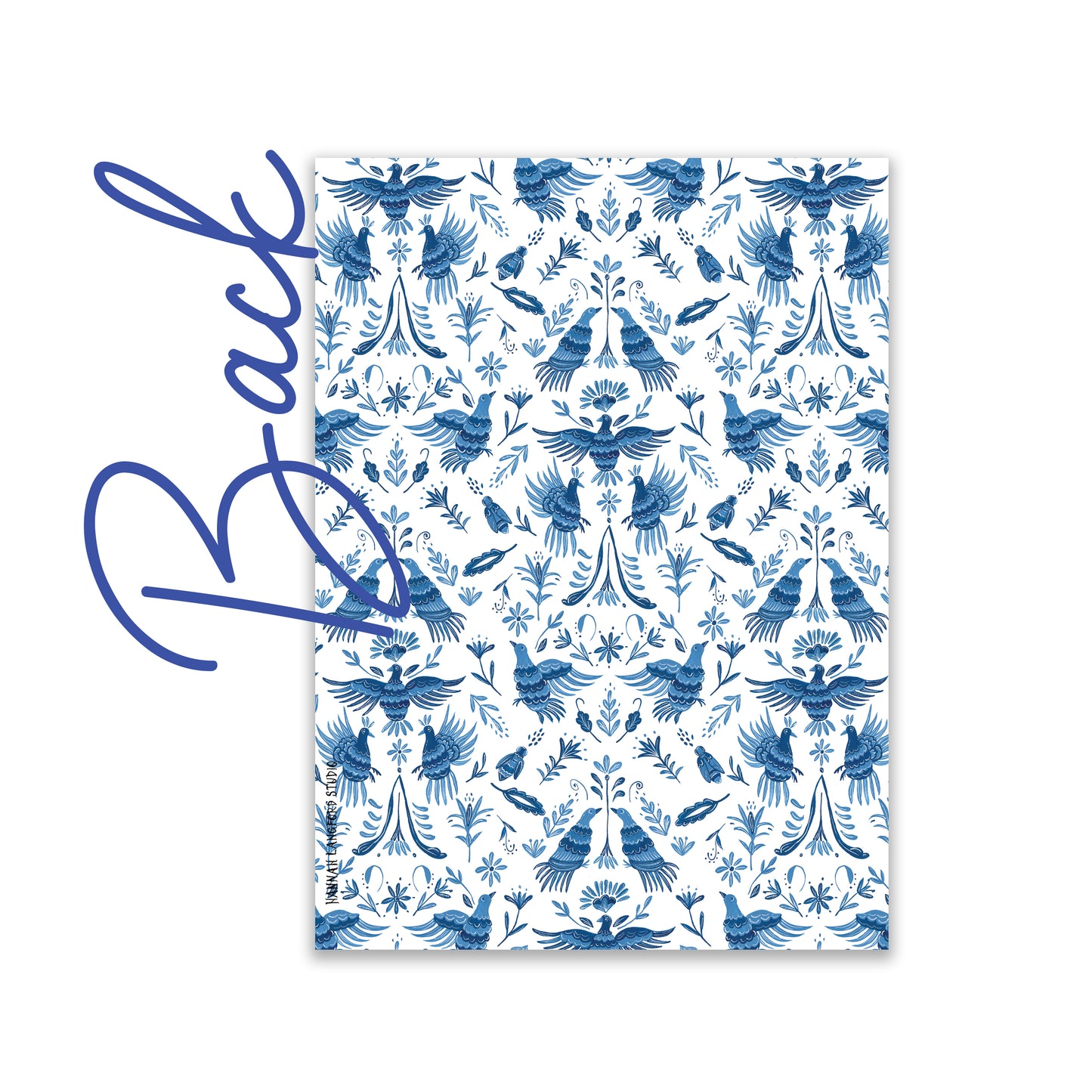 Blue Otomi Invite