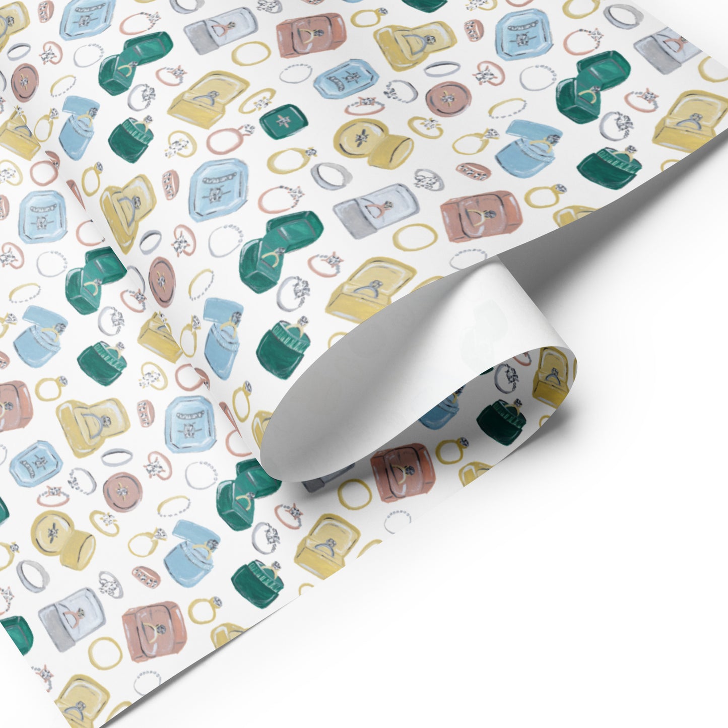 Wedding Bell Blues Gift Wrap