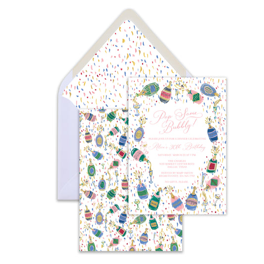 Bubbly Invite