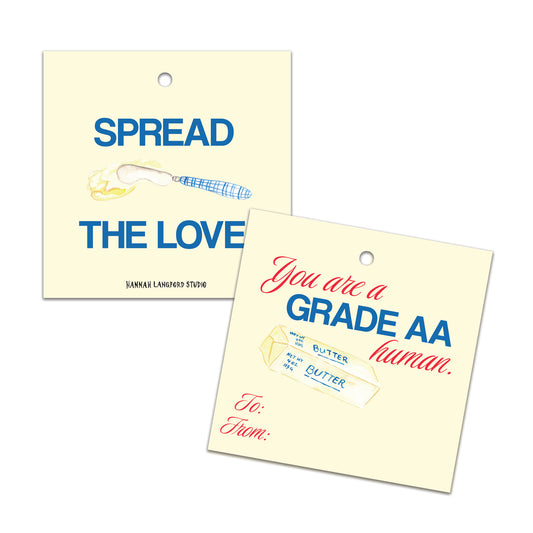 Butter Gift Tags