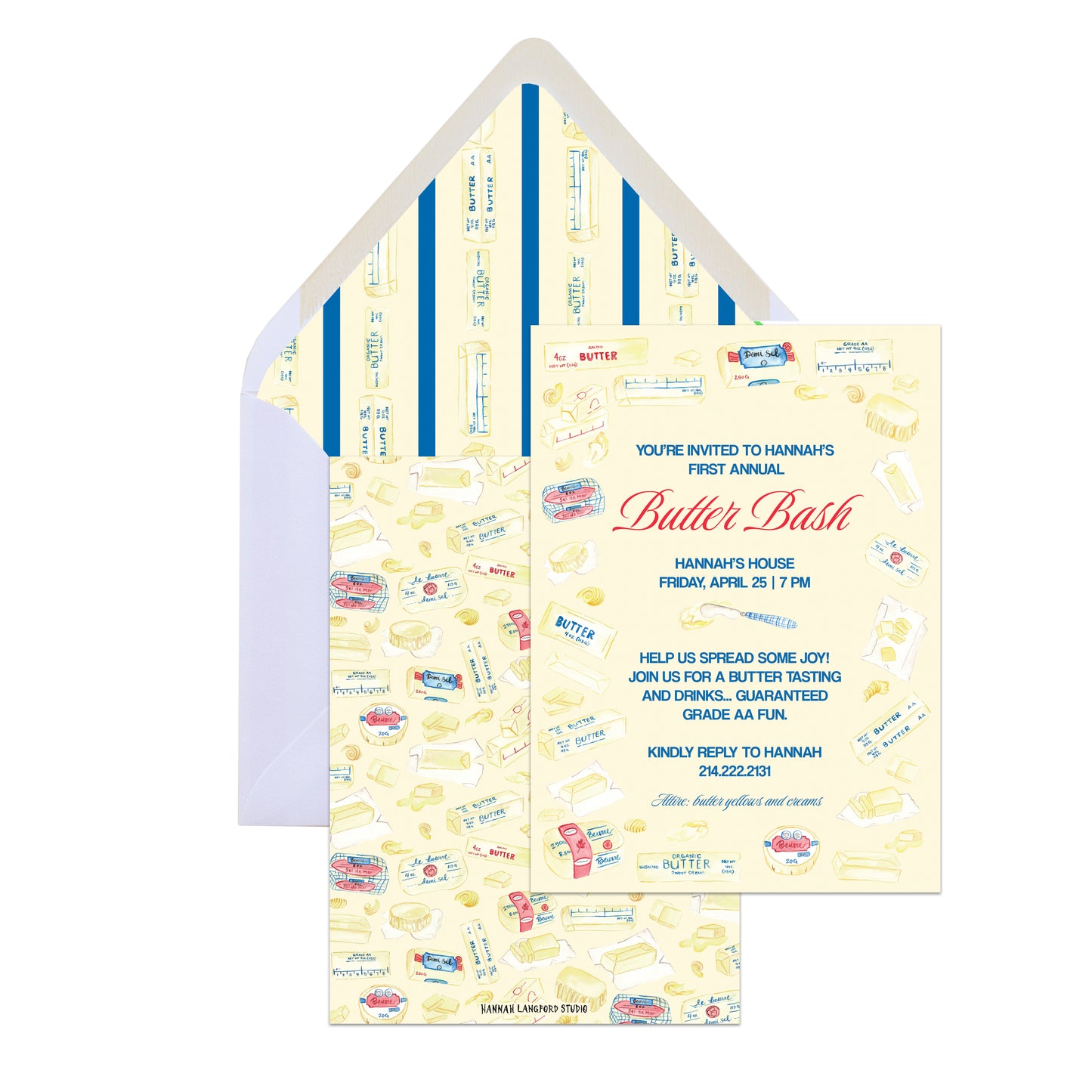 Butter Bash Invite