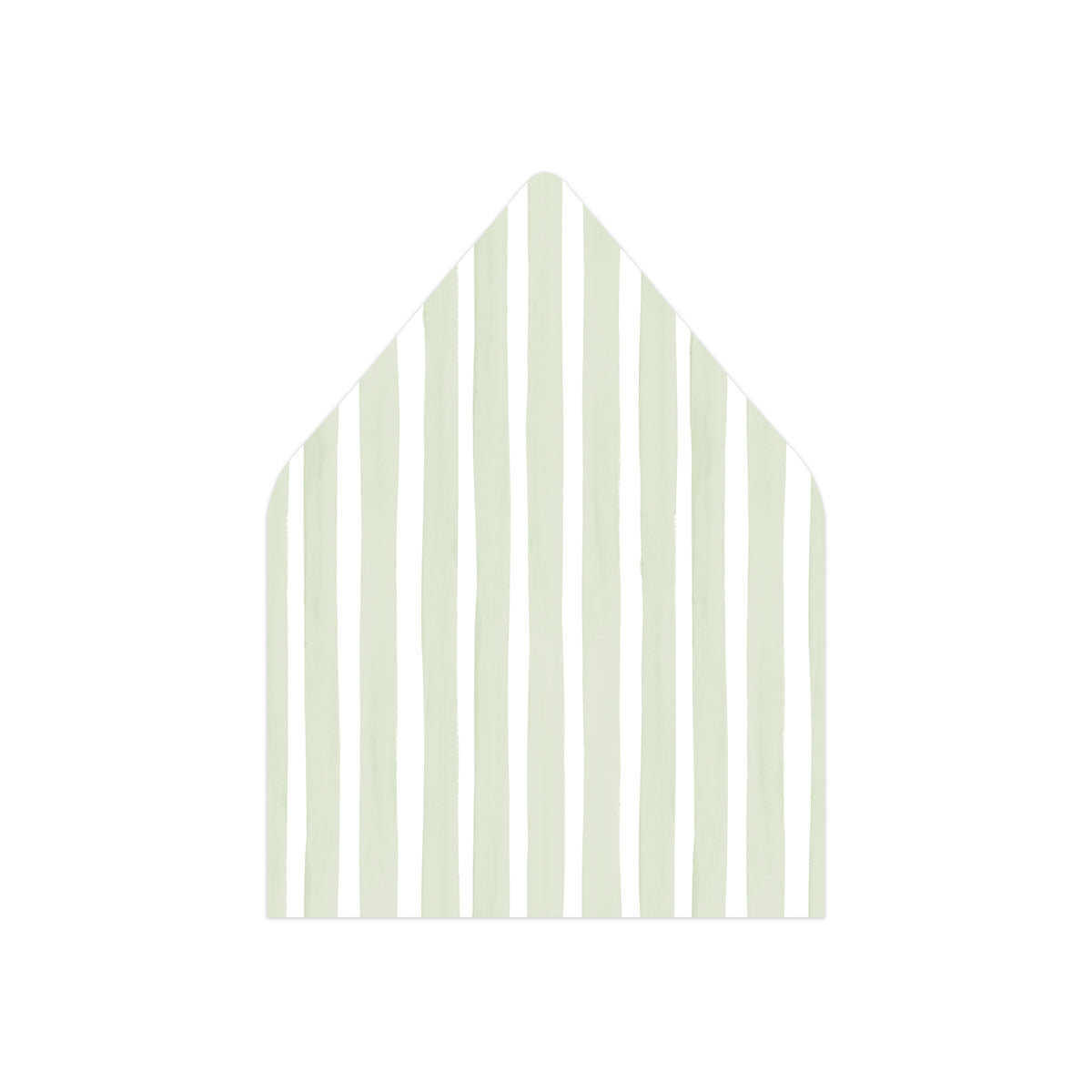 Green Striped envelope liner