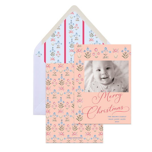 Cornflower Christmas Card