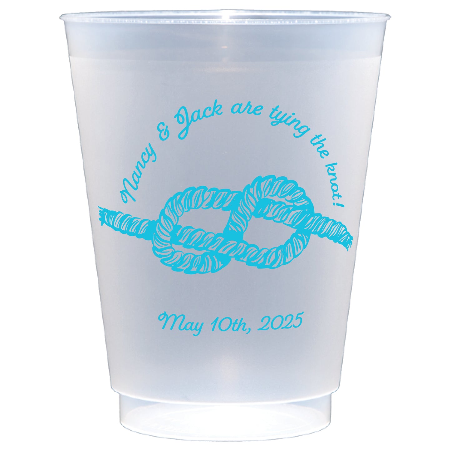 Tying the Knot Party Cups