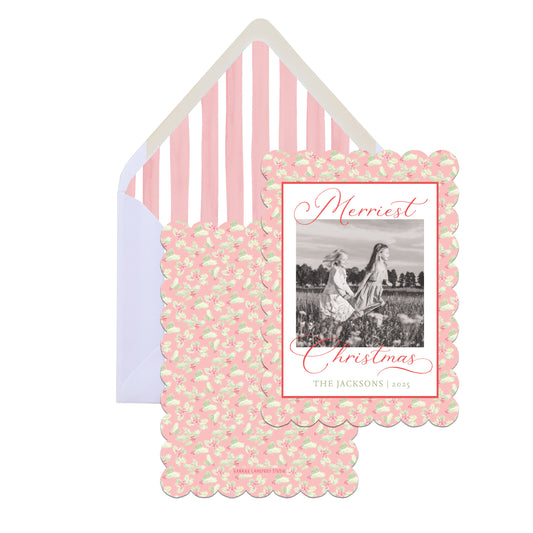 Holly Christmas Card