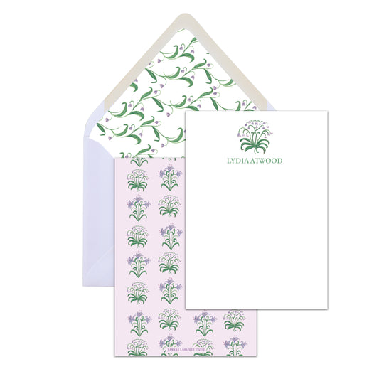 Lavender Lilies Stationery