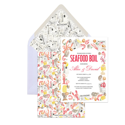 Low Country Boil Invite