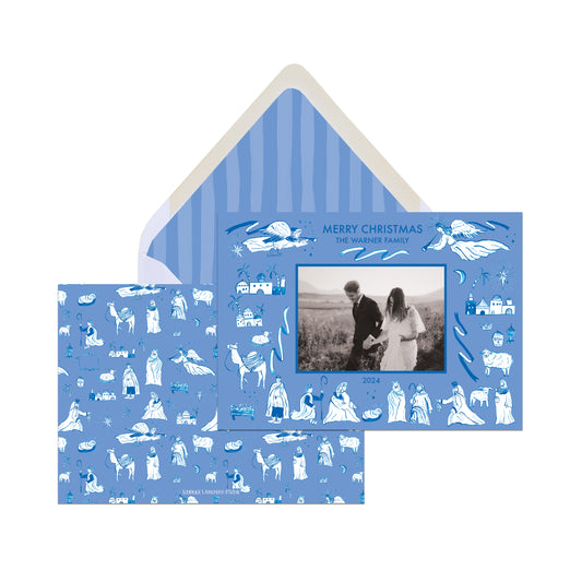 Silent Night Christmas Card