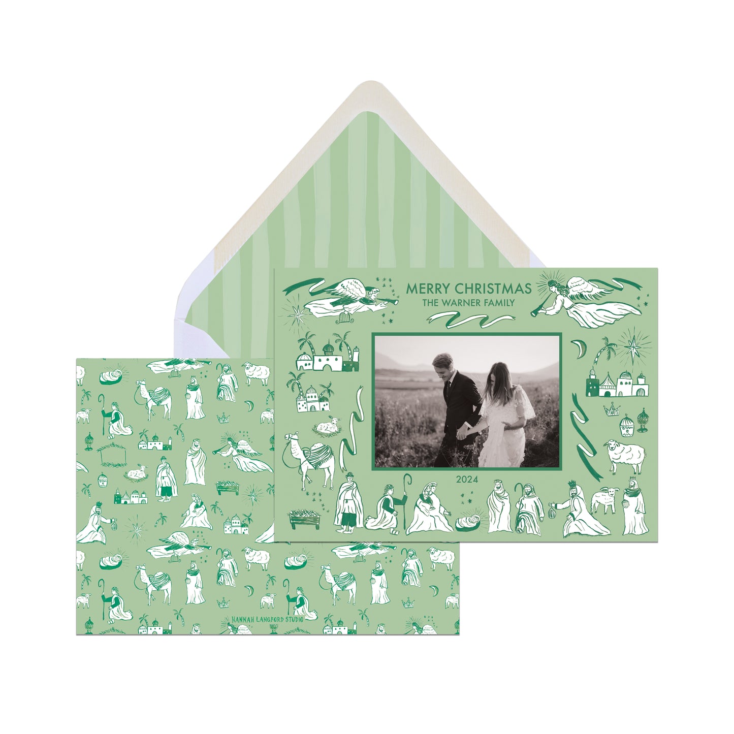 Silent Night Christmas Card