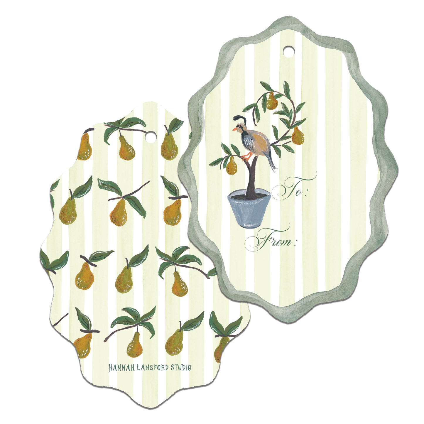 Partridge Gift Tag