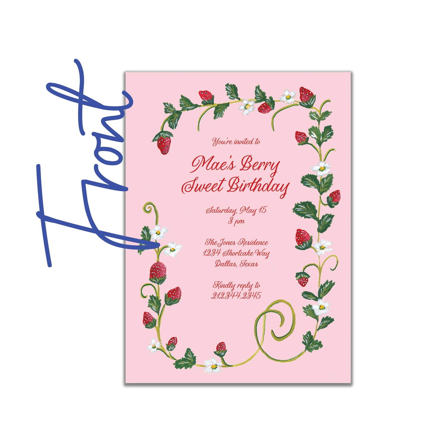Berry Sweet Invite