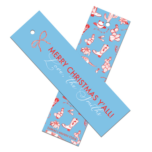 Texas Christmas Lanky Tag